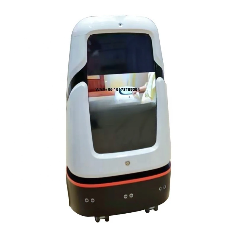 Autonomously Taking Elevator Unmanned Food Delivery Robot / Robot for Reception / Serving Robot