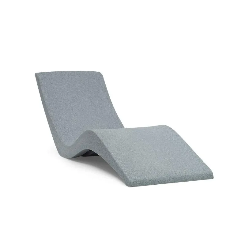 

Шезлонг для бассейна с подставкой для ног, для загара у воды, до глубины 9 дюймов, серый, на заказ