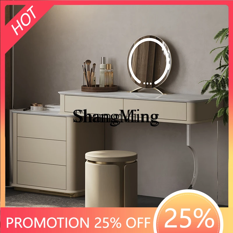 

CL dresser villa bedroom light luxury natural Kari ice jade marble dresser integrated