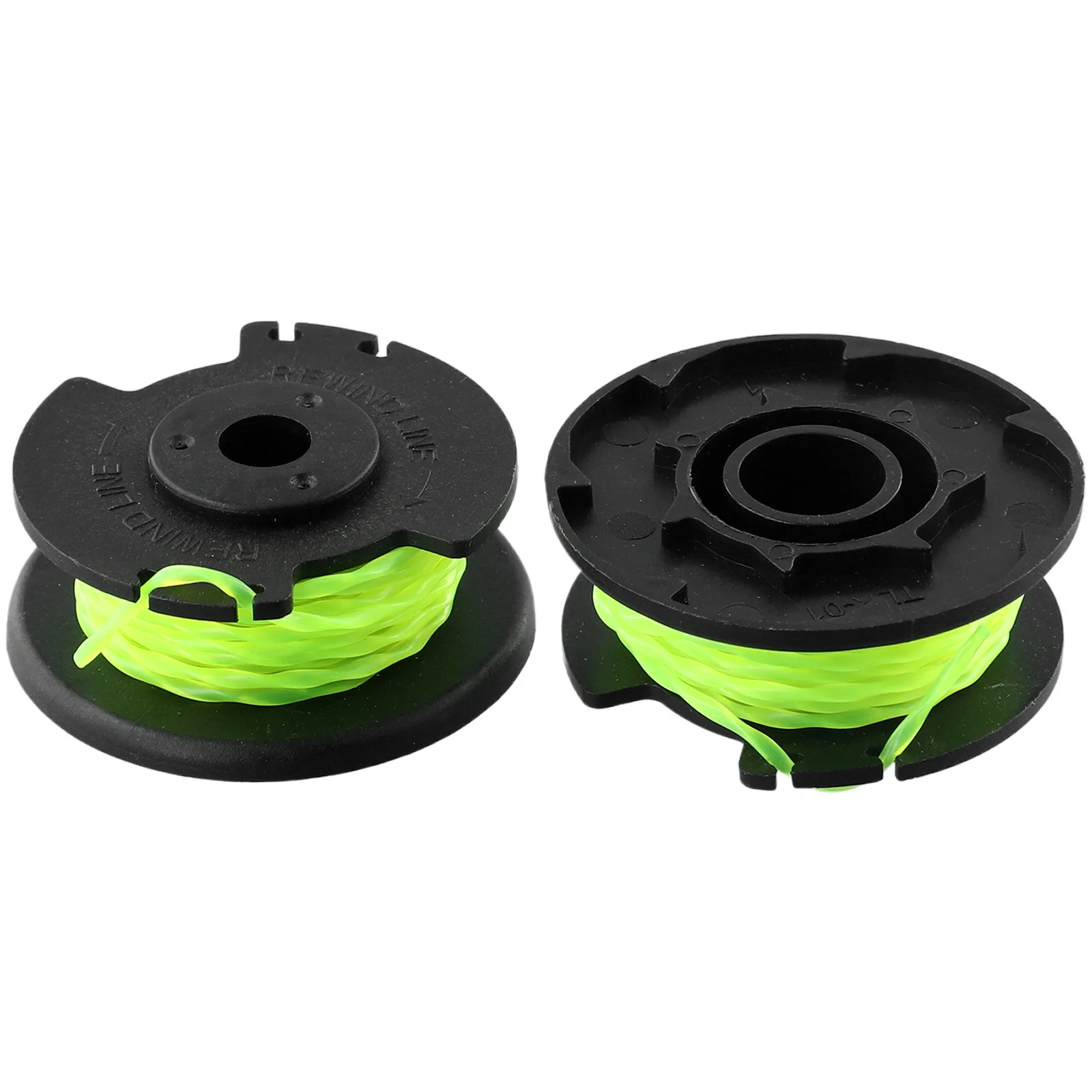 

Hot Sale Black + Fluorescent Green Spool Line String Trimmer Accessories 3 Pcs Garden Power Tool Parts Grass Trimmer Spools New