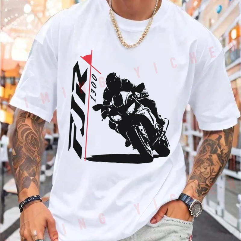 New 2026 FJR 1300 Motorcycle For Riding Motorbike T-shirt Casual Mens Summer Fashion Sportswear Top Tee view 2