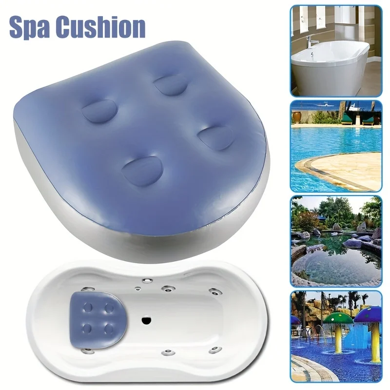 1pc, Inflatable SPA Seat Massage Cushion For Adults Waterproof Booster, Spa Pads, Inflatable Massage Spa