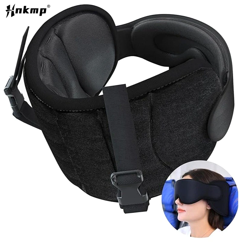 3D Sleep Eye Mask 100% Blackout Sleeping Mask Zero Eye Pressure Adjustable Eye Cover For Women Men Sleeping Aid Neck Mask