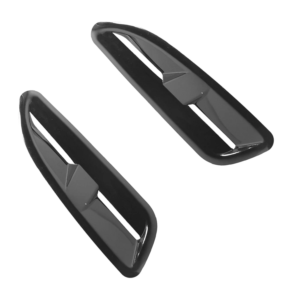 

Car Hood Vent Stickers Universal Air Flow Decorative Strip Non Drilling Durable Car Bonnet Accessories Side Vents Engine Piece