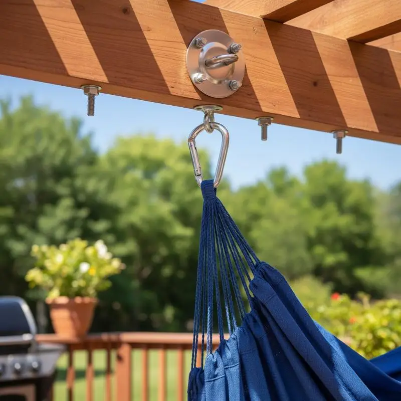 Rust Proof Stainless Steel Hammock Ceiling Mount Hook Heavy Duty Suspension Bracket Perfect for Yoga Swing Home Hanging Decor
