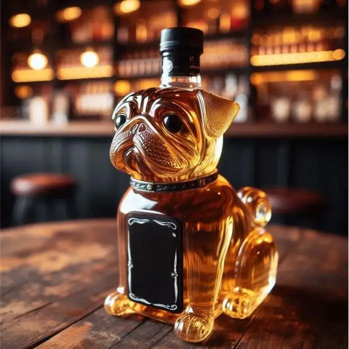

Chic Glass Whiskey Bottle, Unique Design, Perfect for Whiskey Lovers, Elegant Packaging for Gifting, Ideal for Special Occasions