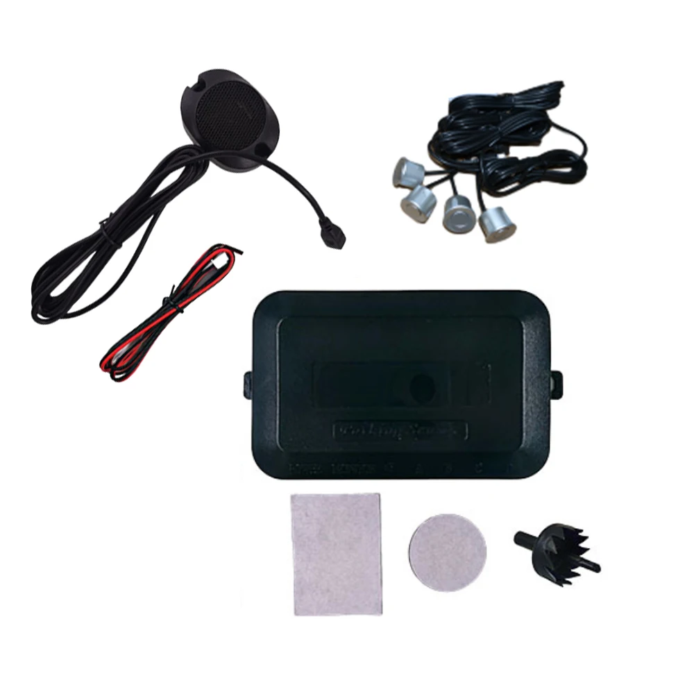 Audible Alerts Material: Plastic Parking Reversing Sensor Kit Weatherproof Build Enhanced Awareness