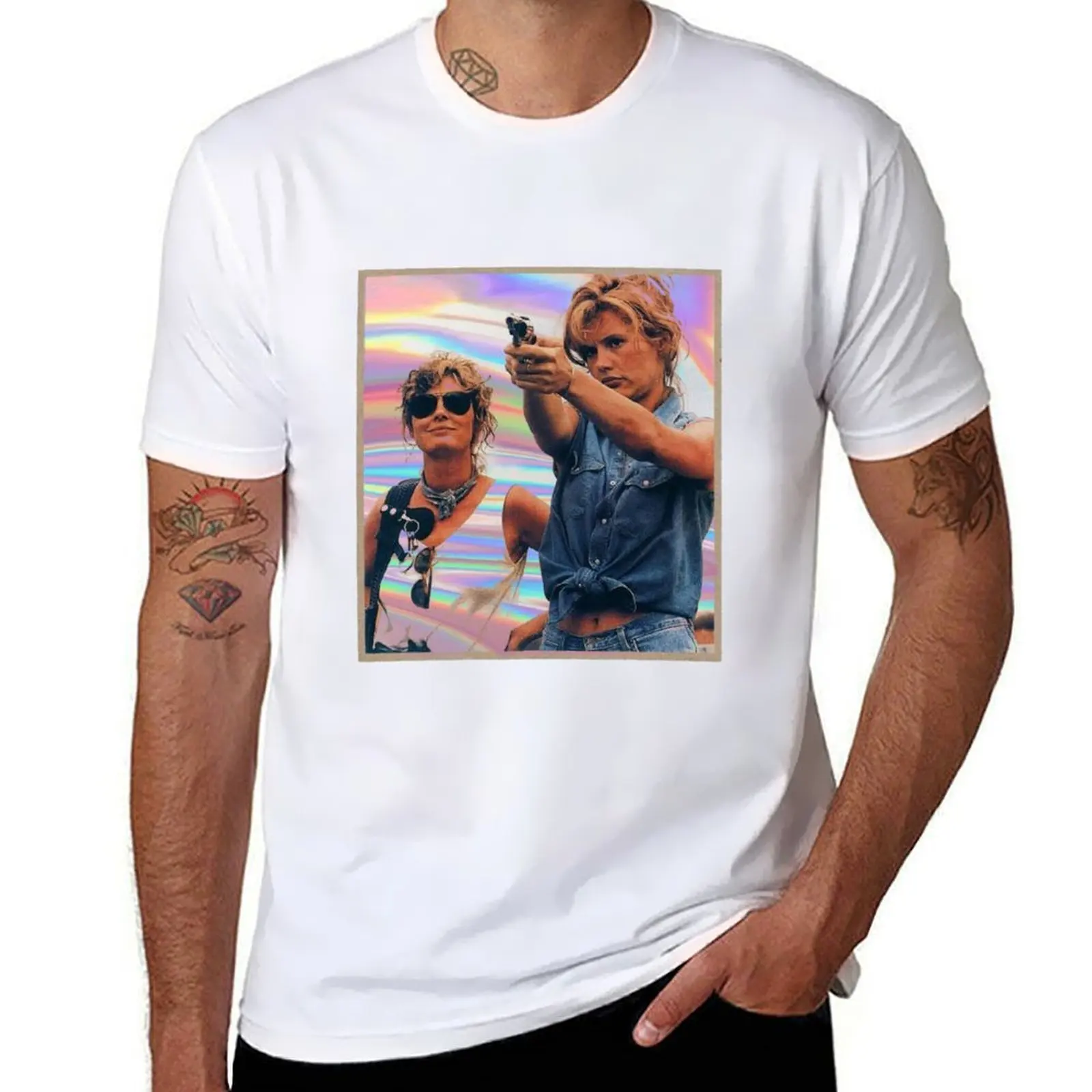 

Thelma & Louise retro T-Shirt funny t shirts cotton t shirts with prints T-Shirt