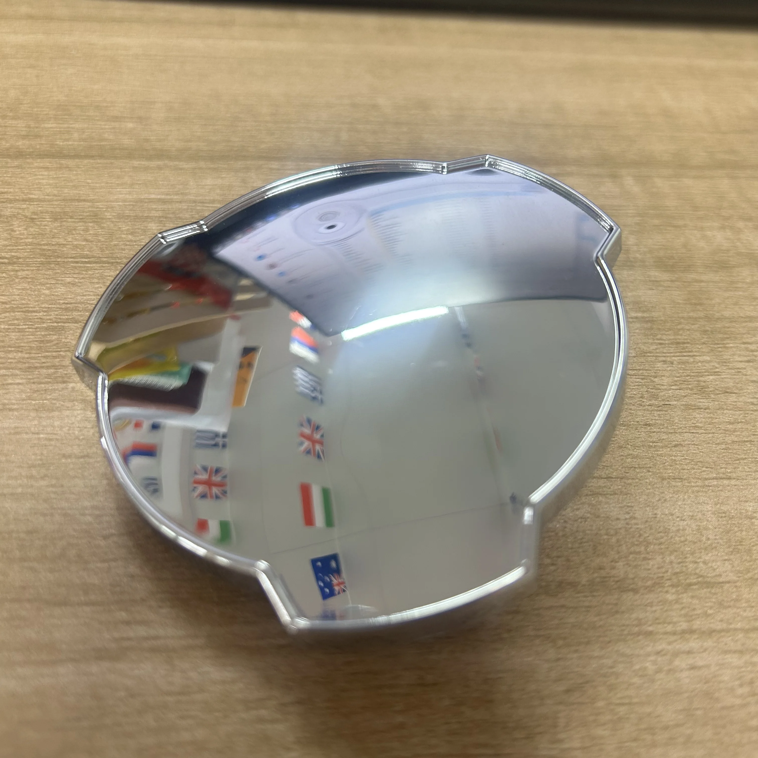 Placa cromada de plástico ABS personalizada de 50 piezas para emblema de insignia de parrilla delantera Scania