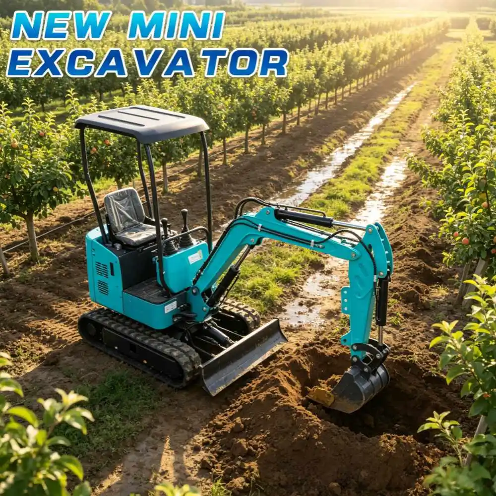 Factory Direct 3.0/2.5Ton Mini Excavator With AttachmentsConstruction Equipment For AgriculturalBager 3.0TCE