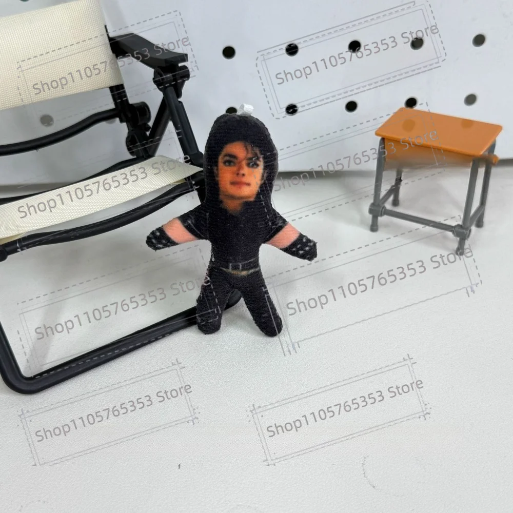 Neue 6 Stile 10cm Michael Jackson Cosplay Prop Puppe Plüsch Stoffpuppe Raumdekoration Abstrakte Bewegliche Gelenke Requisiten Geschenk – Detail 6