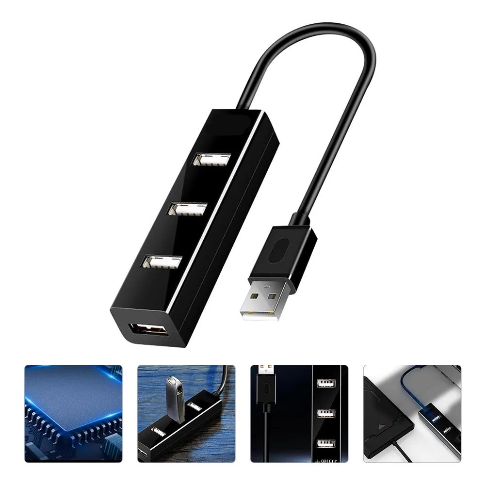 

USB Hub Ports 2.0 Adapter Laptop Cable Eco PVC High Quality Performance Computer Accessories Usb 2.0 Adapter USB Splitter