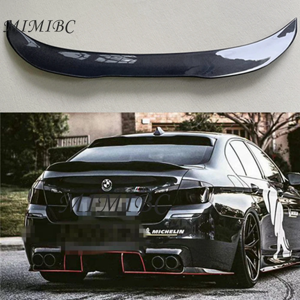 

FOR BMW 5 Series F10 F18/F10 M5 Sedan PSM Style Carbon fiber Rear Spoiler Trunk wing 2009-2017 FRP Forged carbon