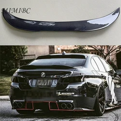 FOR BMW 5 Series F10 F18/F10 M5 Sedan PSM Style Carbon fiber Rear Spoiler Trunk wing 2009-2017 FRP Forged carbon