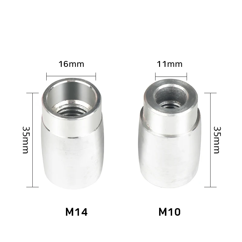 Adaptador de conversión de cabezal M10/M14, adaptador de correa de lijado de repuesto para amoladora angular 115 125