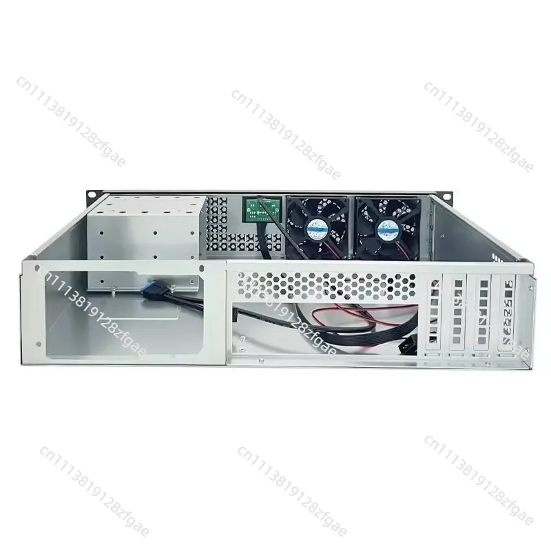 300mm Depth ATX Case With 2 x 8cm Cooling Fans 19 Inch 2U Rack Mount Server Chassis