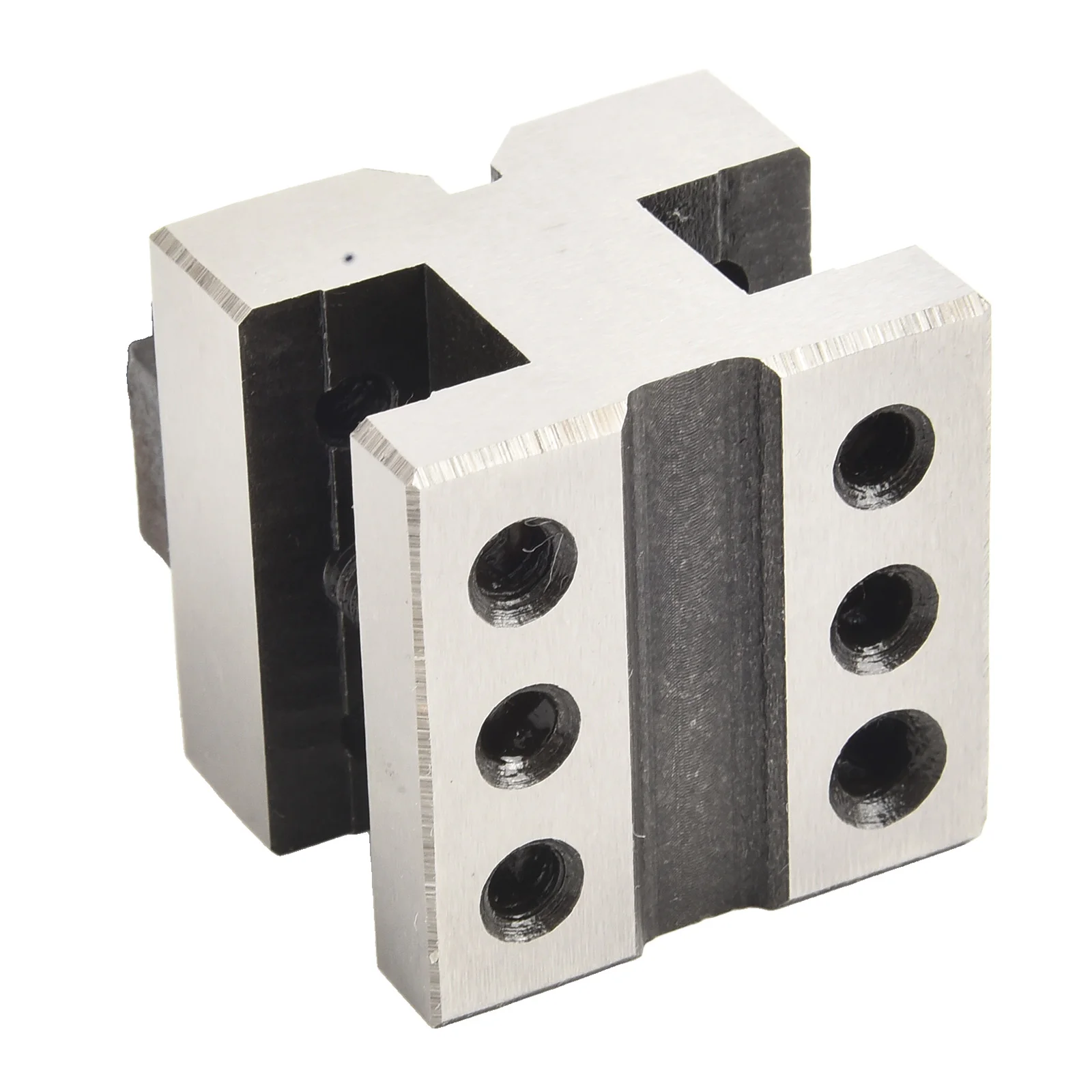 Grounding pairs V block with clamp set for 90 degrees mechanical parts inspection and workshop drilling with heat treated steel