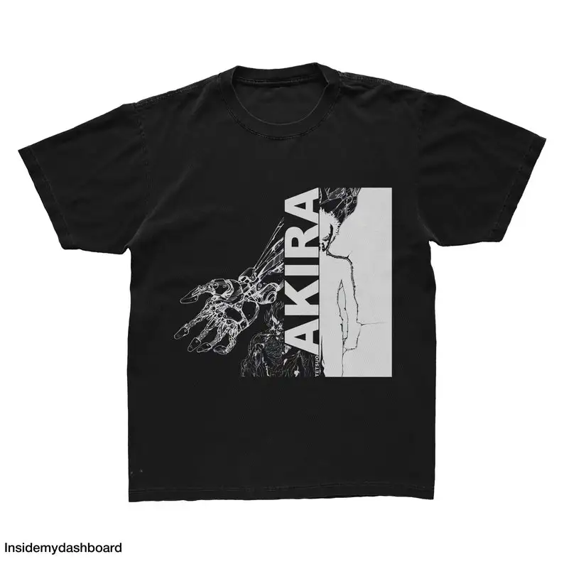 Akira Implosion Logo T-Shirt, Akira Anime Tee, Akira Manga T-Shirt, Kaneda Anime Tee