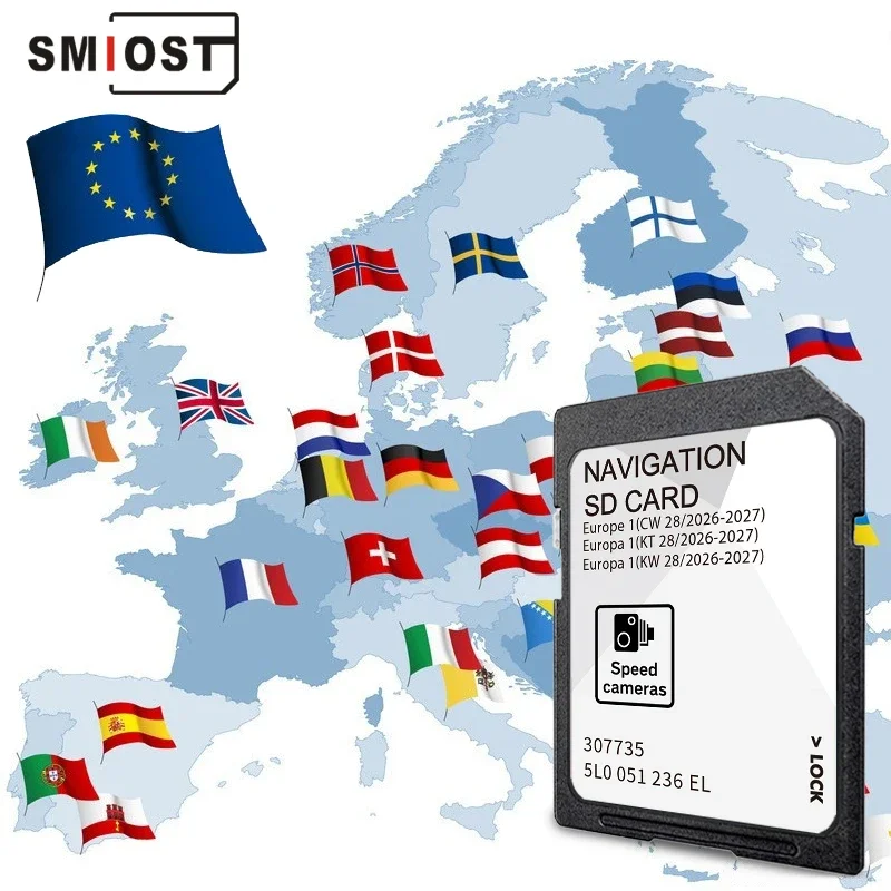 smiost-32gb更新版-イギリス・ヨーロッパ地図-gps-discover-media-mib2-sdメモリーカード-シュコダ-オクタビア-スペルブ-イエティ-コディアック-カロク-車用
