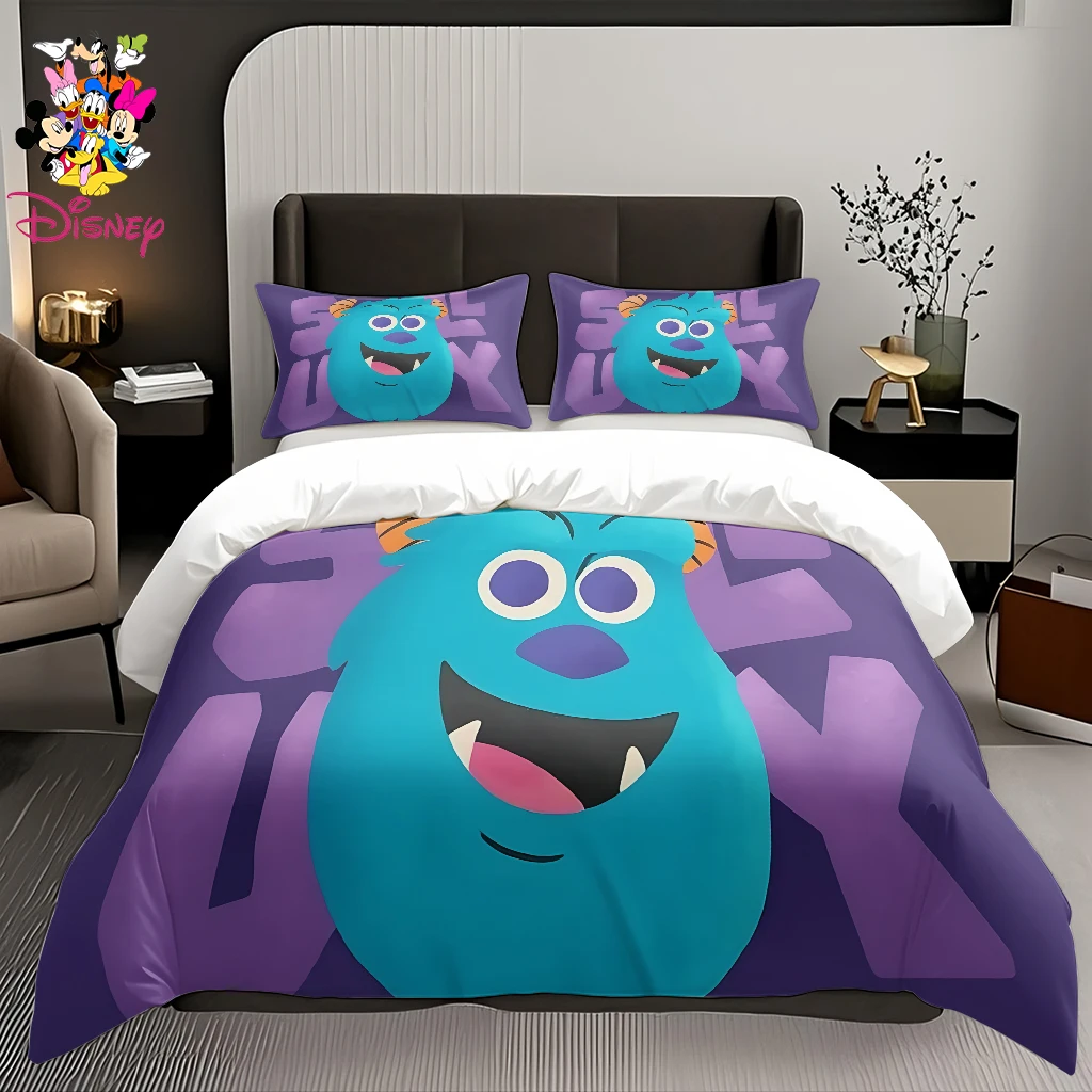 طقم غطاء لحاف ديزني سولي آند ستيتش ميكي 2/3 قطعة بدون حشو مناسب لغرف النوم العائلية وغرف الضيوف