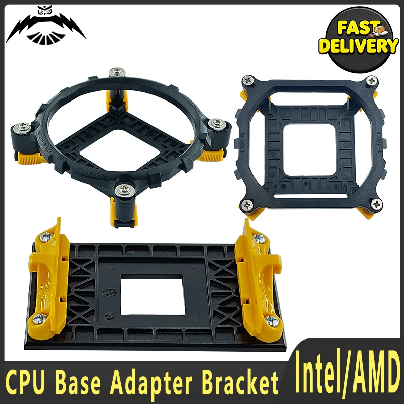 

Кронштейн кулера для ПК, совместимый с процессором Intel i5 i7 i9 x79 x99 AMD Series Base Adapter для LGA115x 1200 1700 1851 2011 2066 AM5 AM4 AM3