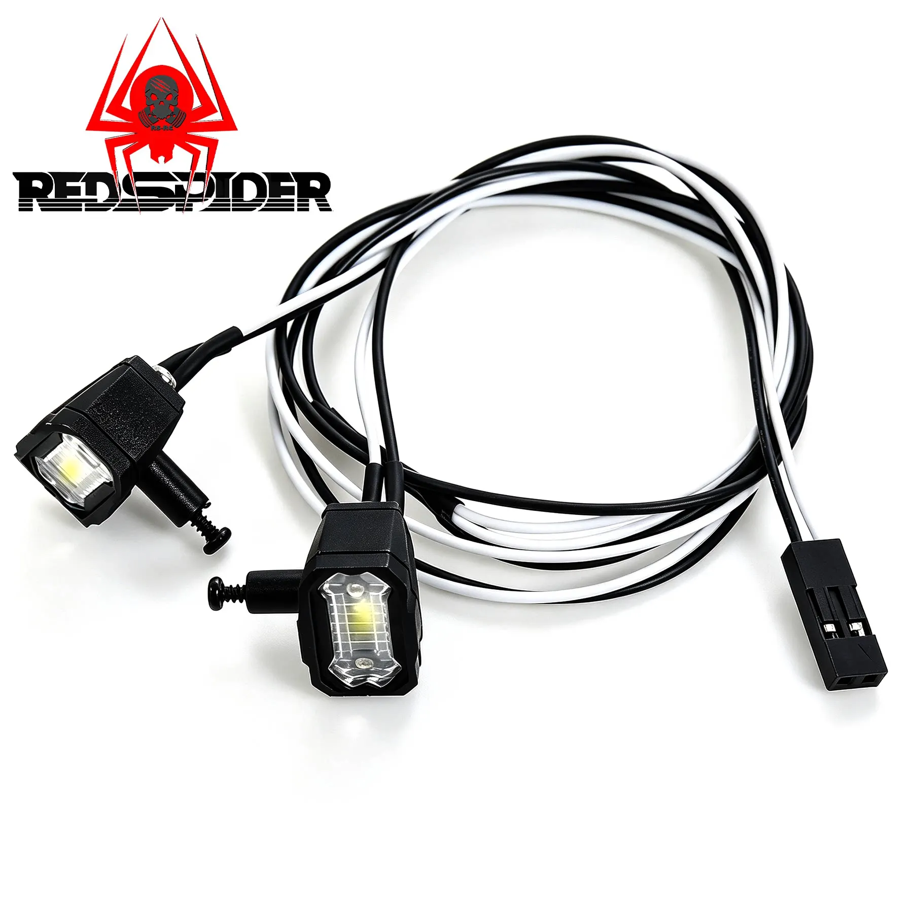 Roof Light Searchlight for TRAXXAS 1/10 YK 1/8 MK07 1/7 Upgrade Parts Kit RC Car