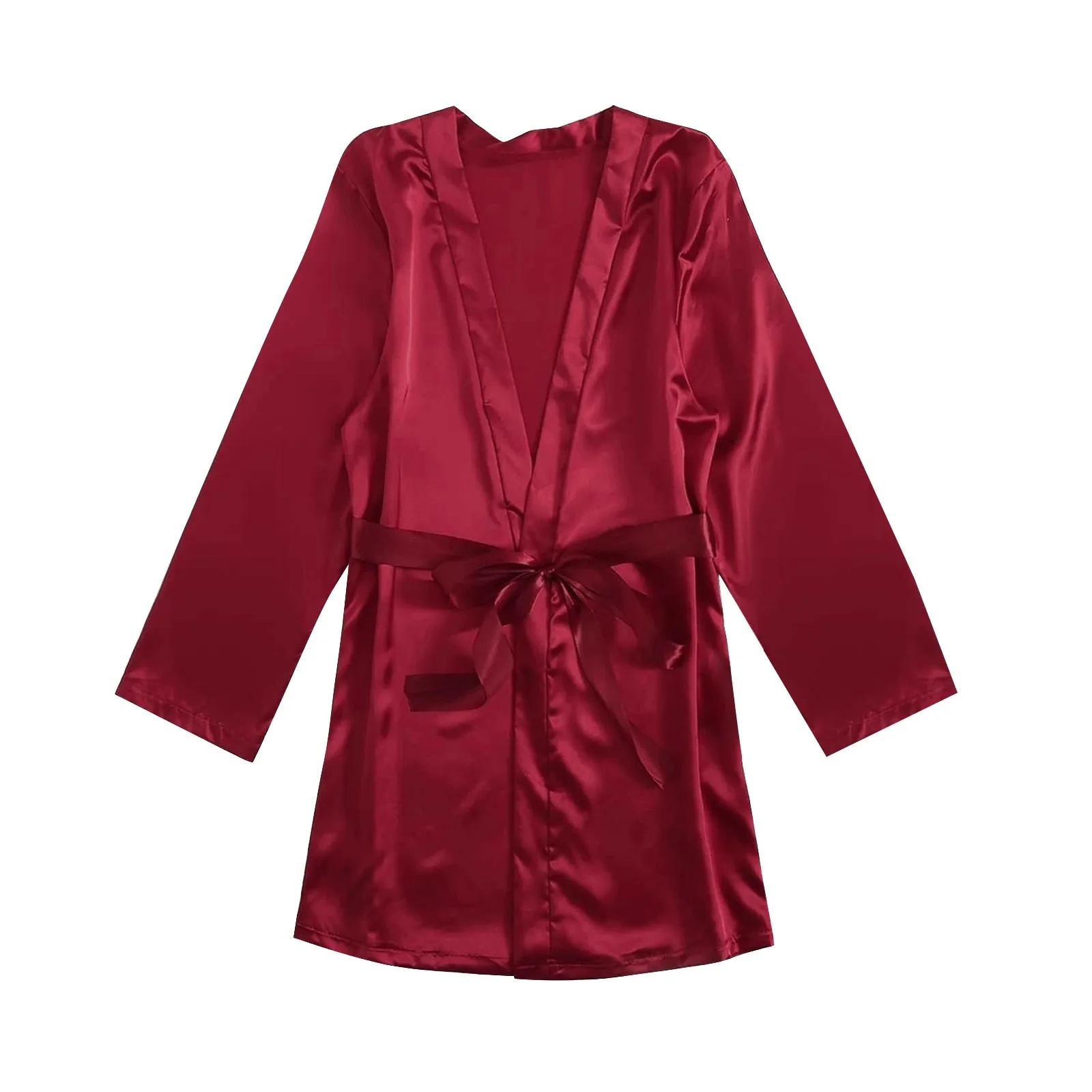 Neue Seide Kimono Robe Bademantel Frauen Seide Brautjungfer Roben sexy Roben Satin Robe Damen feste Bade mäntel Vestidos de Novia