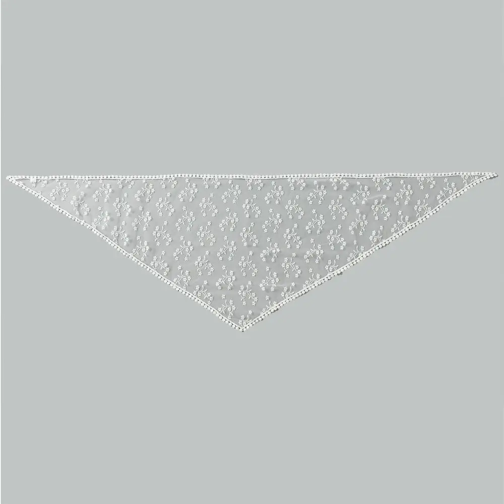 New Hollow Out Lace Scarf Solid Color Thin Foulard Bandana Vintage Embroidery Fart Curtain Women
