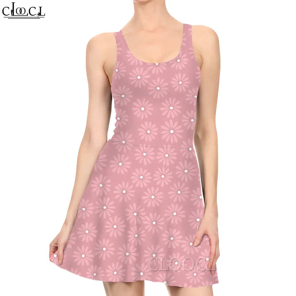 CLOOCL New Fashion Women Mini Dress Delicious Berries Pattern 3D Printing Summer Female Sleeveless Short Dresses Casual Style