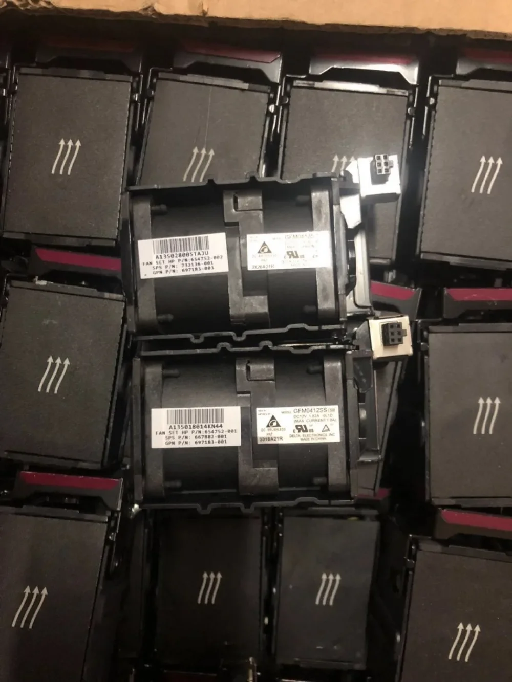 Delta Electronics GFM0412SS 9L1D DL360P DL360E G8-ventilator 654752 -001 667882 -001 697183 -001 DC 12V 1,82A