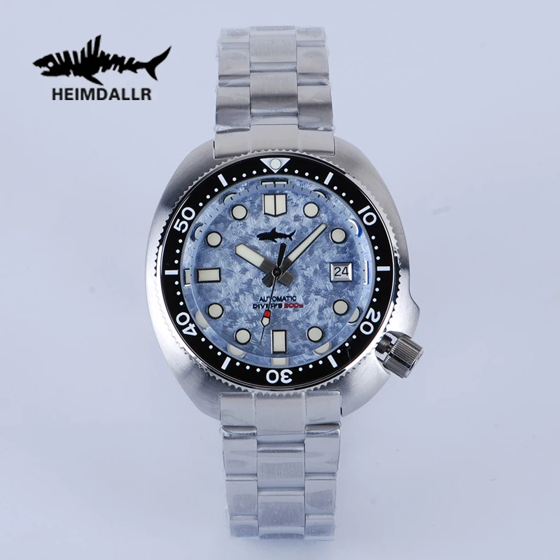 Heimdallr Snowflake Turtle King NH35 Automatic Mechanical Watch Sapphire Ceramic Bezel Diving 200M Waterproof Men's Wrist watch