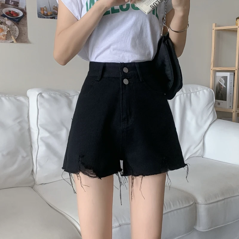 

Джинсовые брюки с высокой талией, женские свободные тонкие летние модные брюки больших размеров для похудения, широкие брюки трапециевидной формы, весна-осень