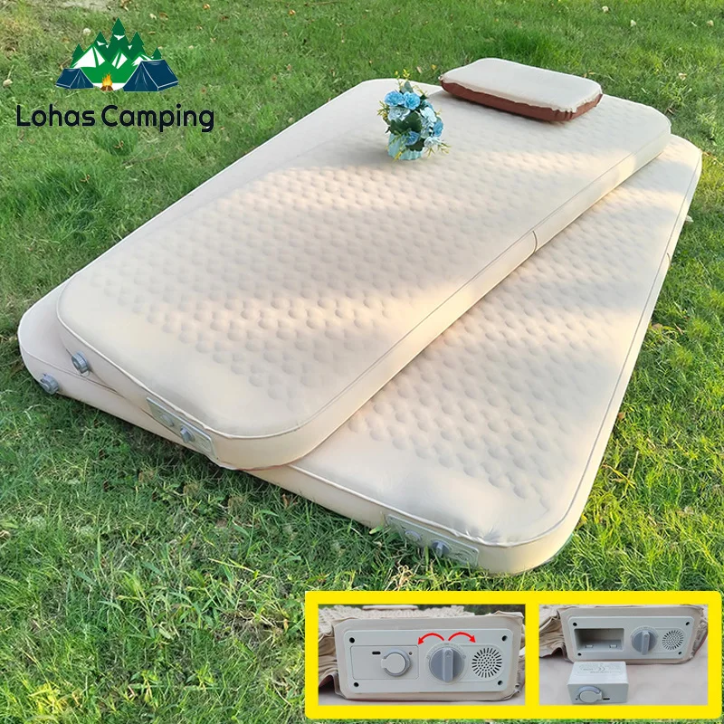 Lohascamping 2026 Self-inflating Air Mattress Compact Folding Sleeping Bed Camping Tent Mat Mattress 10cm Sleeping Pad with Pump