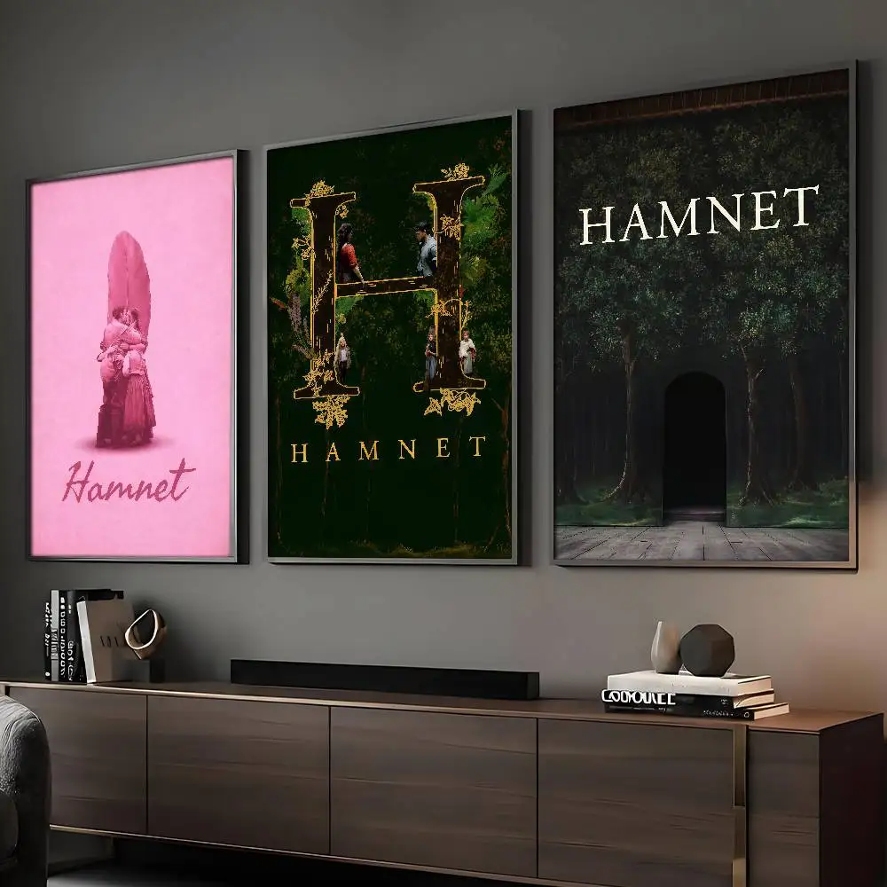 Film Hamnet 2025 Poster HD Klebende Wandkunst Druck Wasserfest Wohnzimmer Schlafzimmer Bar Ästhetische Dekoration