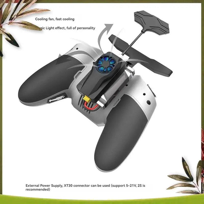 Nuovo-Per EMAX Aeris Link RX TX 1W Ricevitore + Kit Trasmettitore Con Ventola Di Raffreddamento Per RC Aereo FPV Drone ELRS Mini