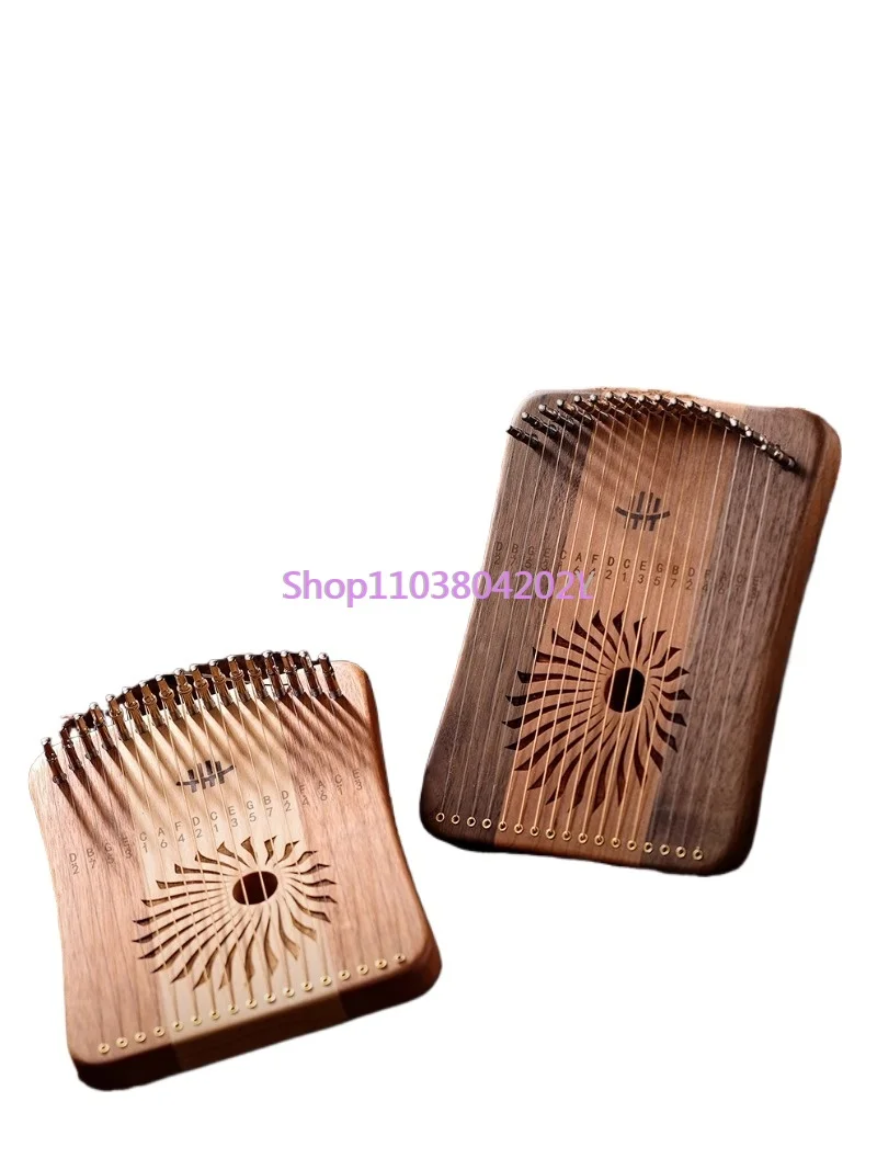 

Lu Ru 17-Tone Finger Playing String Piano 31-Tone Finger Kalimba Thumb Harp Laiya Portable Niche