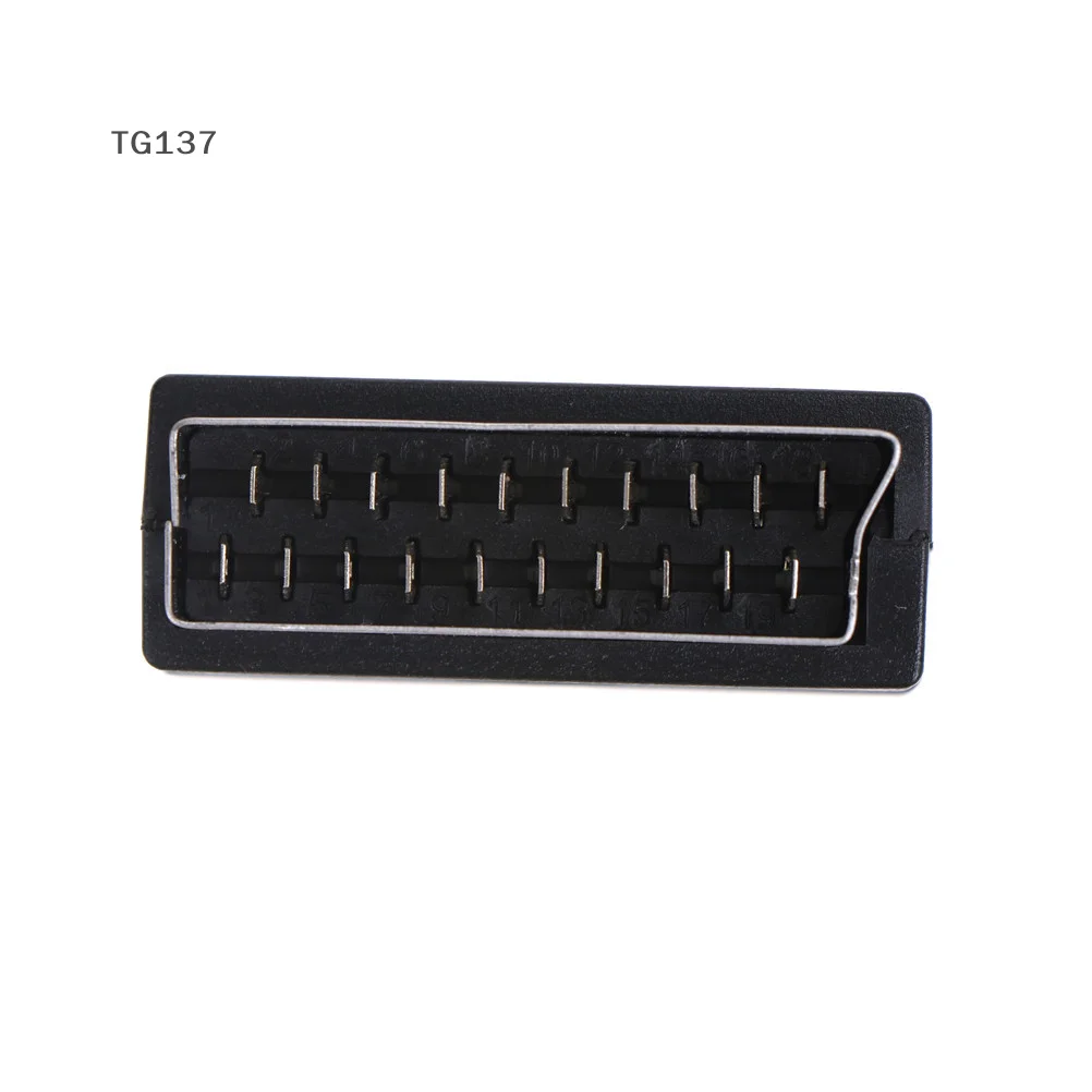1Pcs Black Silver SCART To 3 Composite Phono Adaptor Converter + In / Out Switch