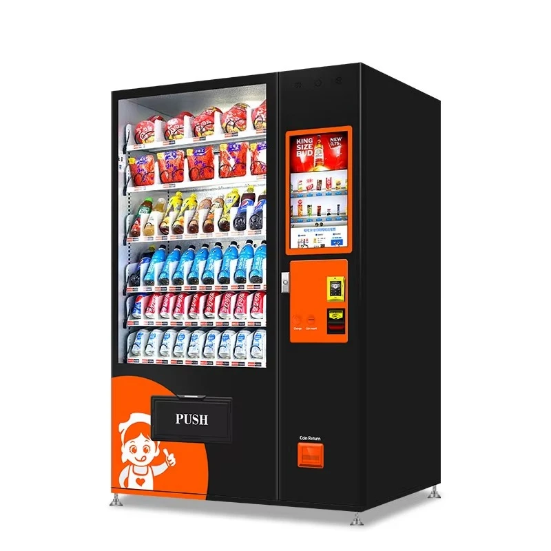 Lcd Advertising Screen, Drinks Vending Machine, Lemon Smoothie, Food Dispenser, 1280x720 Resolution, Touchscreen, Commercial Use