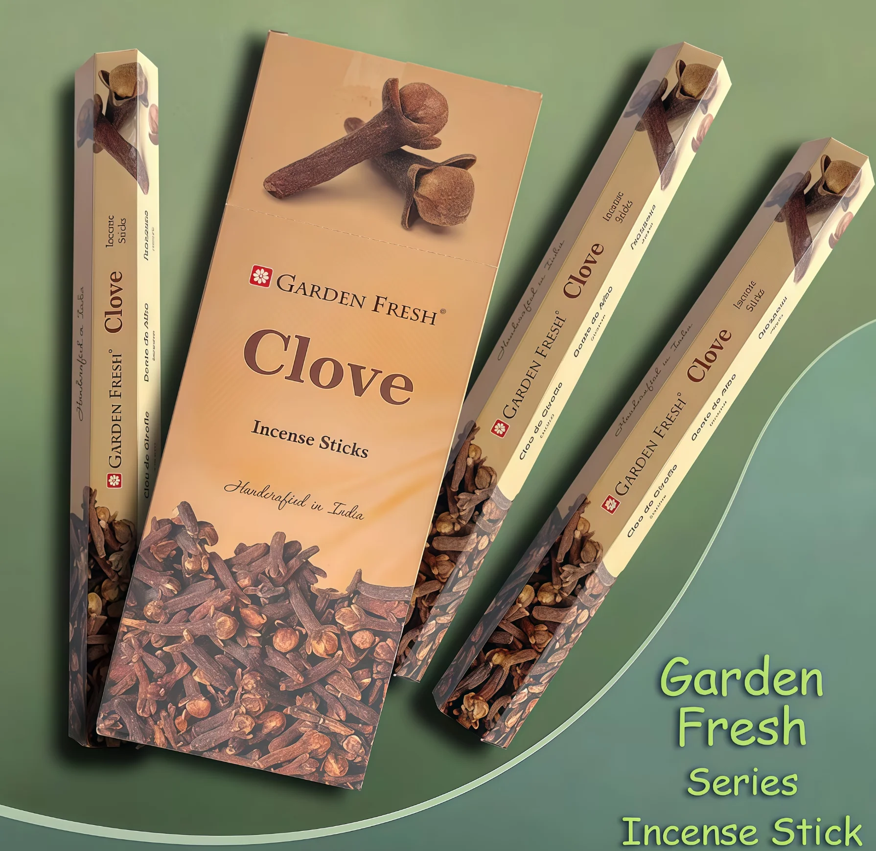 20/120 قطعة من أعواد العلاج العطري الجديدة على القرنفل - عطر نباتي، يجلب الاسترخاء والإيجابية ونوم أفضل - مناسبة للمنزل والمكتب واليوجا والتأمل #1