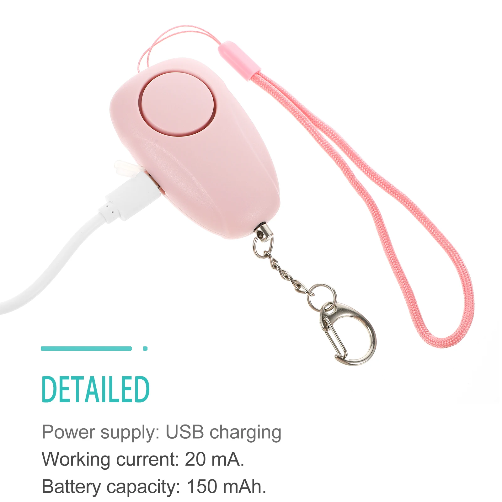 

Personal Safety Alarm for Women Emergency Security Alarm 120db Loud Sound LED Light for Night Walking Dog Running