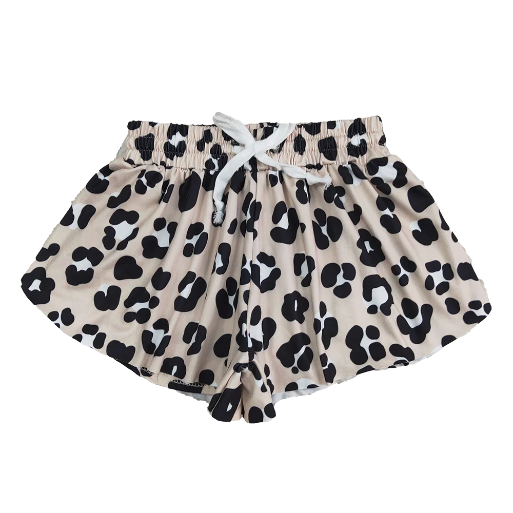 

SS0585 Baby Girls Summer Shorts Khaki black leopard baby girls summer shorts