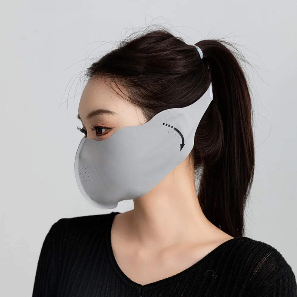 Masque facial chaud pour femmes, épais, coupe-vent, deux en un, protège-oreilles respirant, masque de cyclisme 3D, Protection des oreilles, automne et hiver