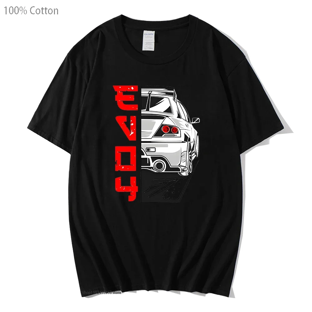 Anime Initial D T-Shirts Japan Car Streetwear Fashion Tops Tshirt 100% Cotton Clothes Women Couple Jdm Tee Cool T Shirt for Men