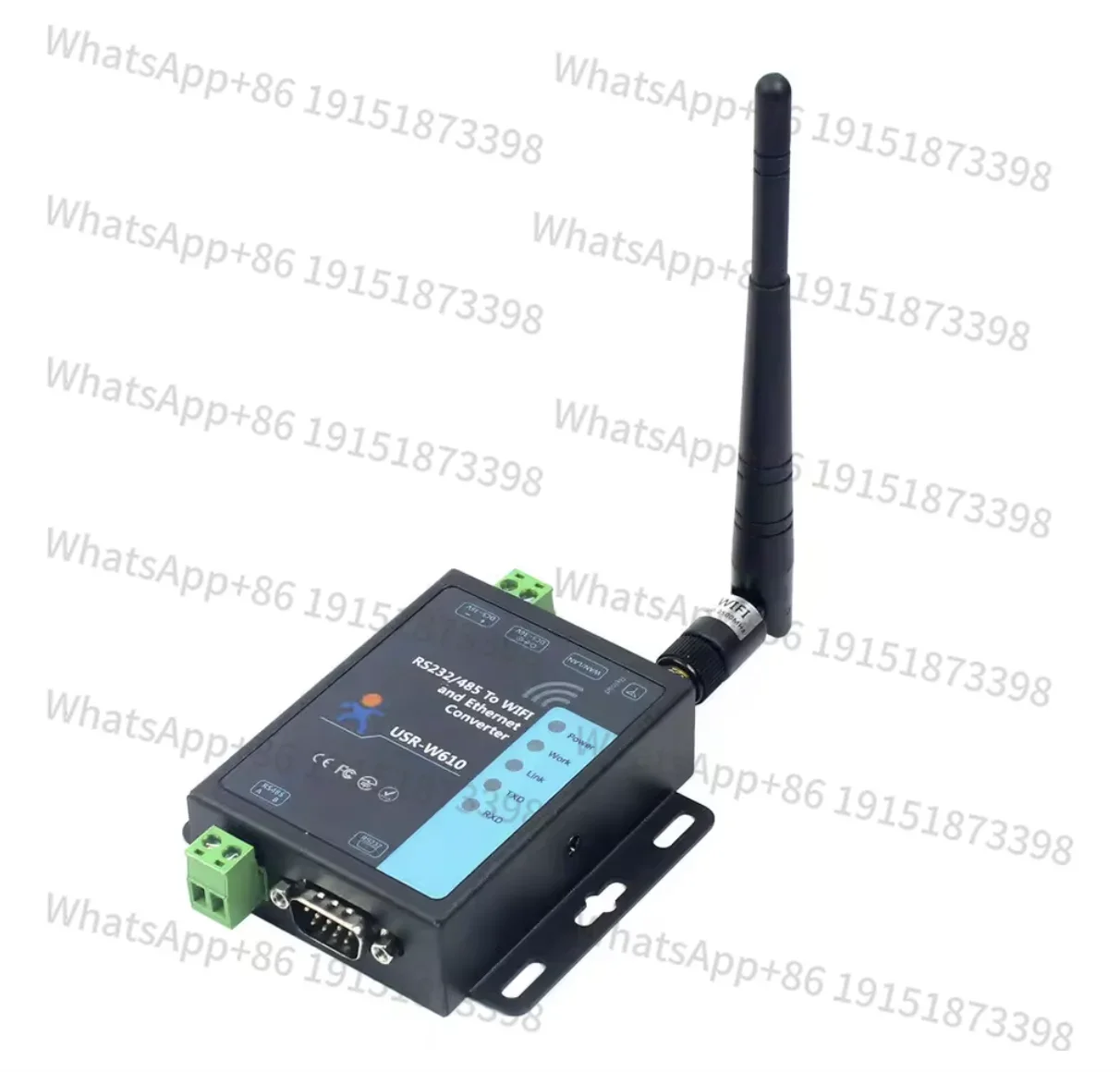USR-W610 RS485/RS232 support Port Modbus TCP/RTU Industrial WiFi Serial to Ethernet Converter