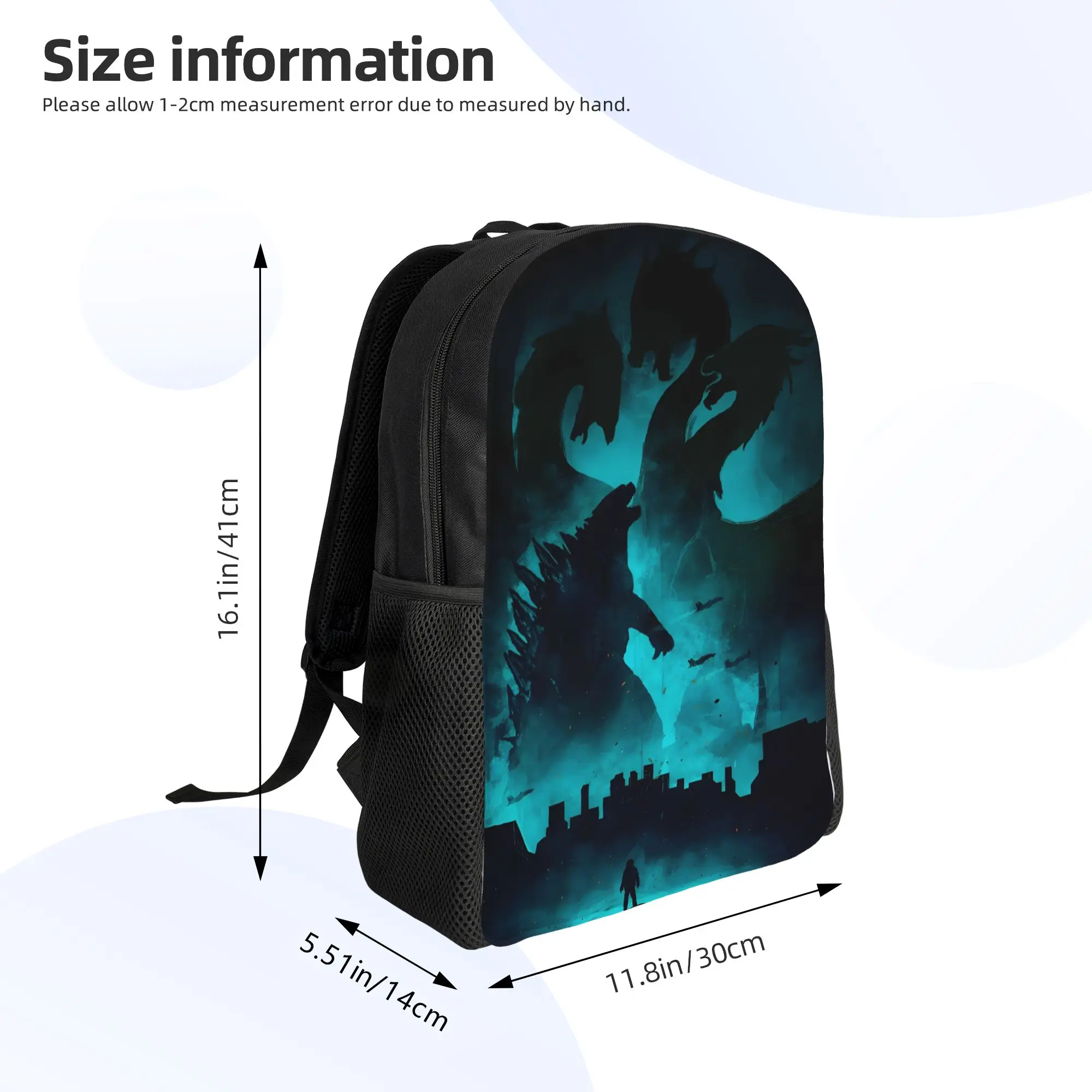 1Piece Godzilla Rucksack King Ghidorah Backpack New Semester Begins view 6