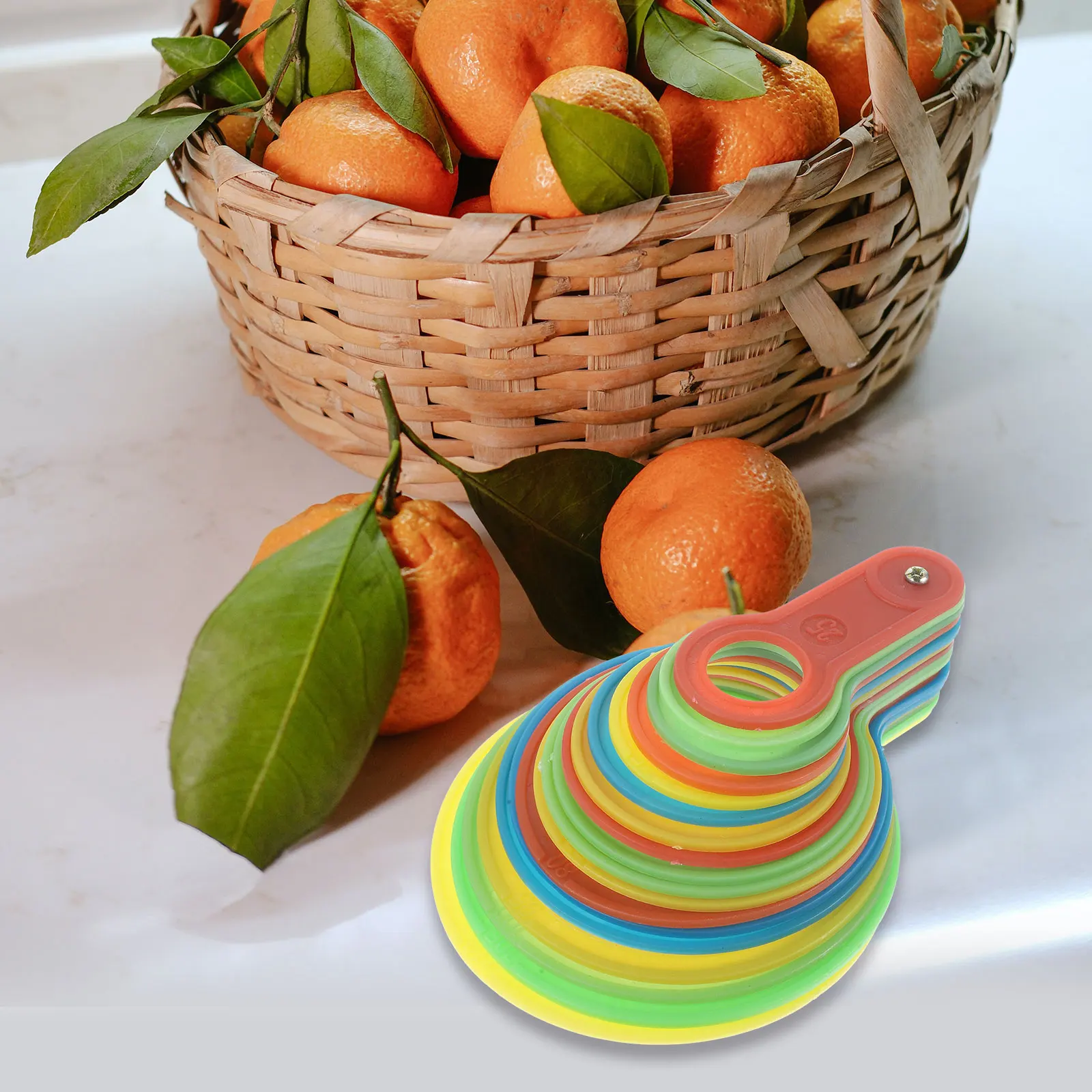 

Fruit Gauge Tools 25-110MM Diameter Measuring Circle for Oranges Peaches Efficient Plastic Easy Clean Hygiene Producer