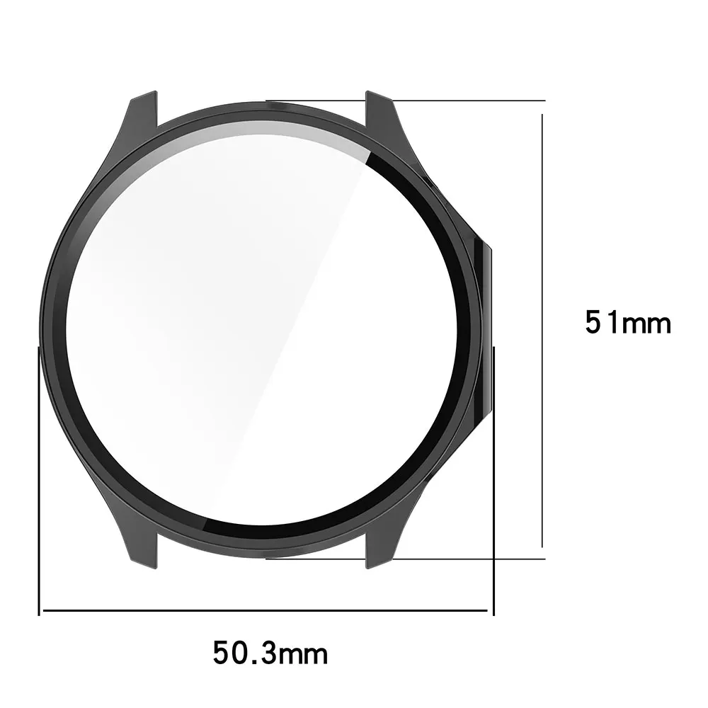 Tempered Glass + Case For OPPO Watch X2 PC Hard Screen Protector All-around Bumper Protective Cover for Oneplus Watch 3 Cases