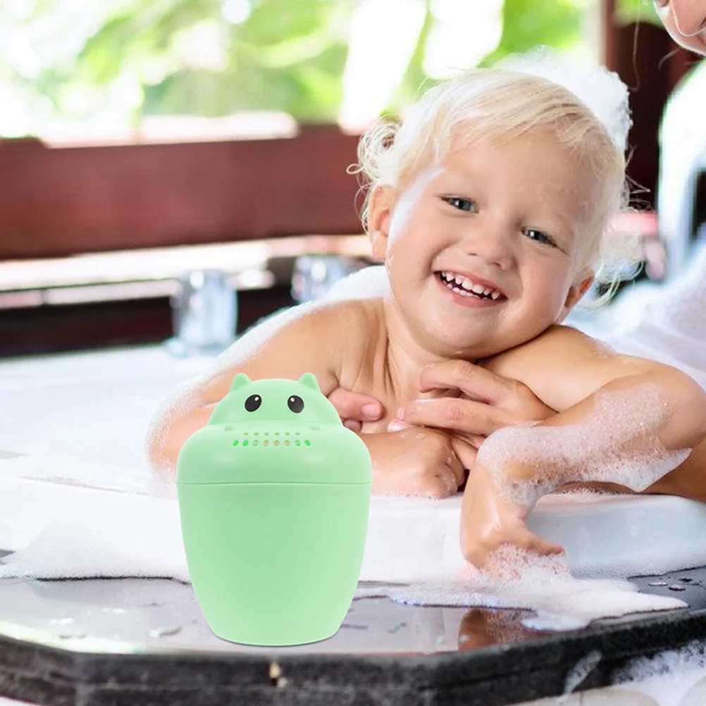 2 قطعة كوب شطف حمام الطفل مريح الشامبو شطف غسل الشعر إبريق لحديثي الولادة الصغار دش اكسسوارات الاستحمام القدح #5