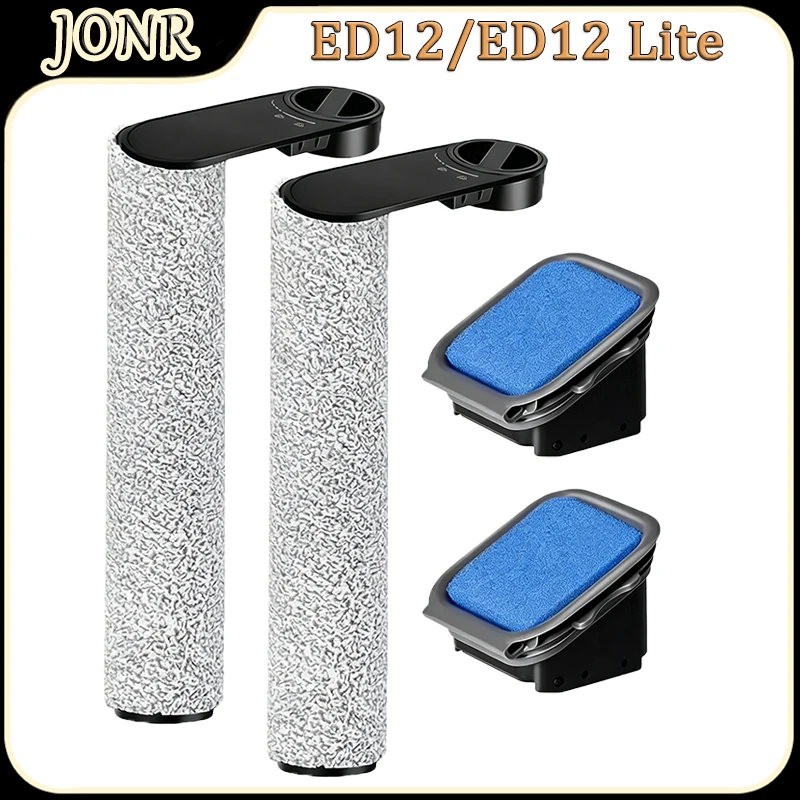 For JONR ED12/ED12 Lite Robot Vacuum Cleaner Accessories Main Roller Brush Filter Sponge Replacement Parts