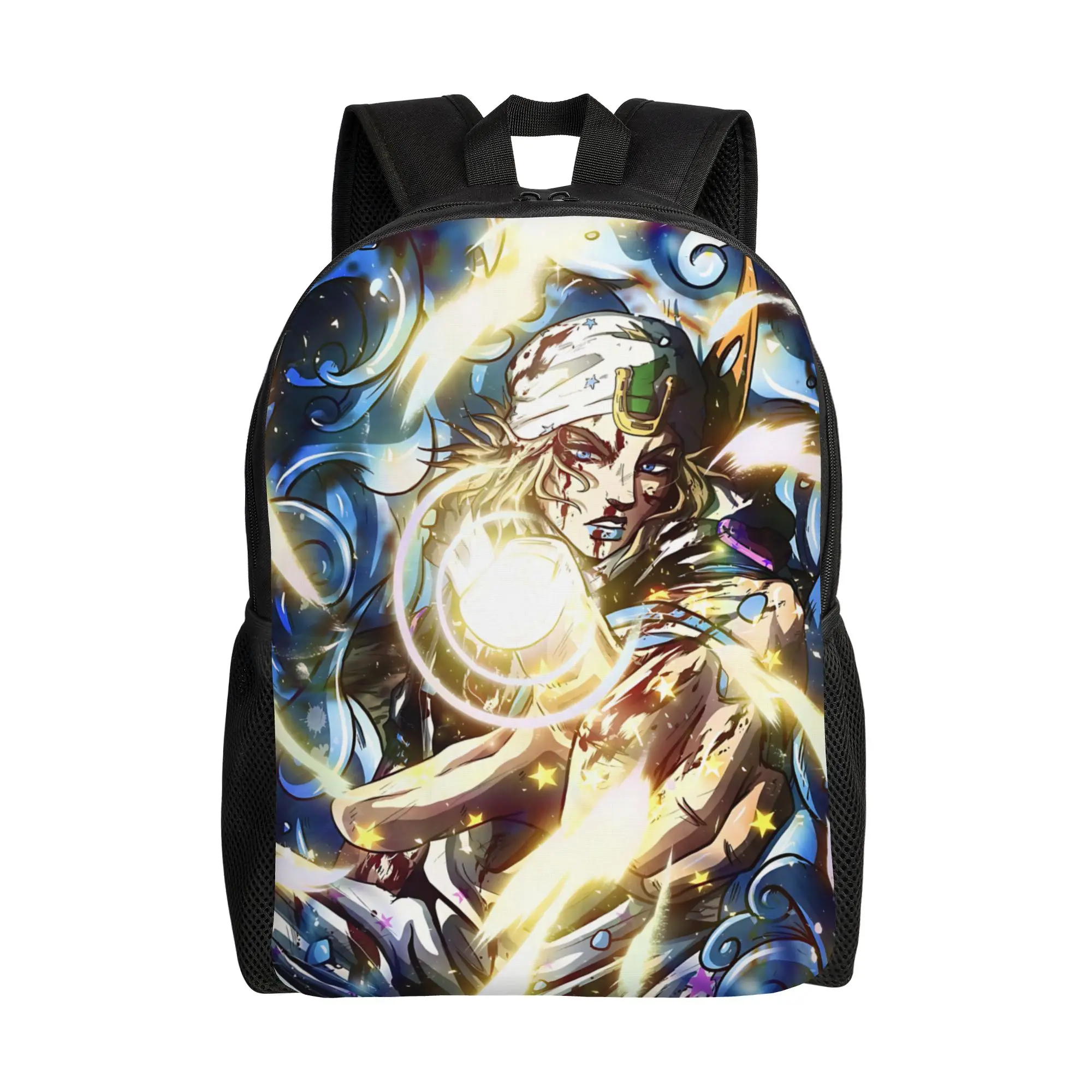 

ita bag JOJO STEEL BALL RUN Daypack funko pop mochila Snack Storage Campus Sturdy Shoulder Rucksack